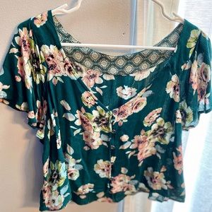 Fun Floral Crop Top